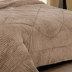 Coberdrom Canelado Plush – Manta Plush com Textura - Lora Enxovais