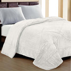 Coberdrom Canelado Plush – Manta Plush com Textura - Lora Enxovais