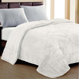 Coberdrom Canelado Plush – Manta Plush com Textura - Lora Enxovais