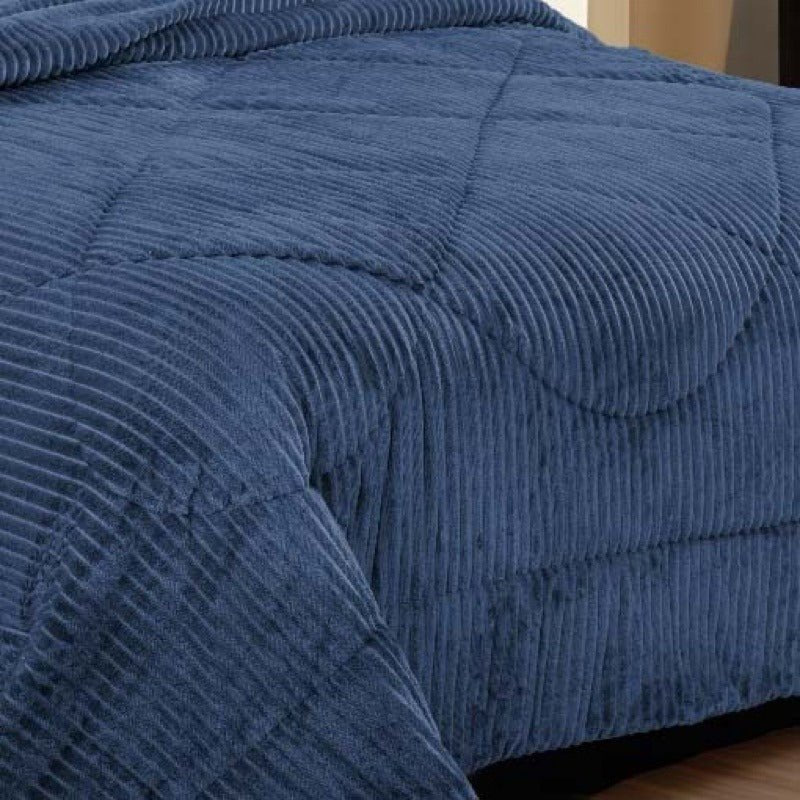 Coberdrom Canelado Plush – Manta Plush com Textura - Lora Enxovais