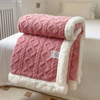 Cobertor Manta Glamour Casal Dupla Face com Sherpa - Lora Enxovais