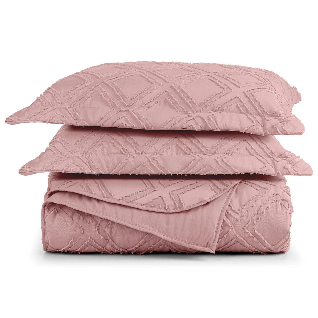 Cobre Leito 300 Fios Dupla Face 3 peças Boho - Lora Enxovais