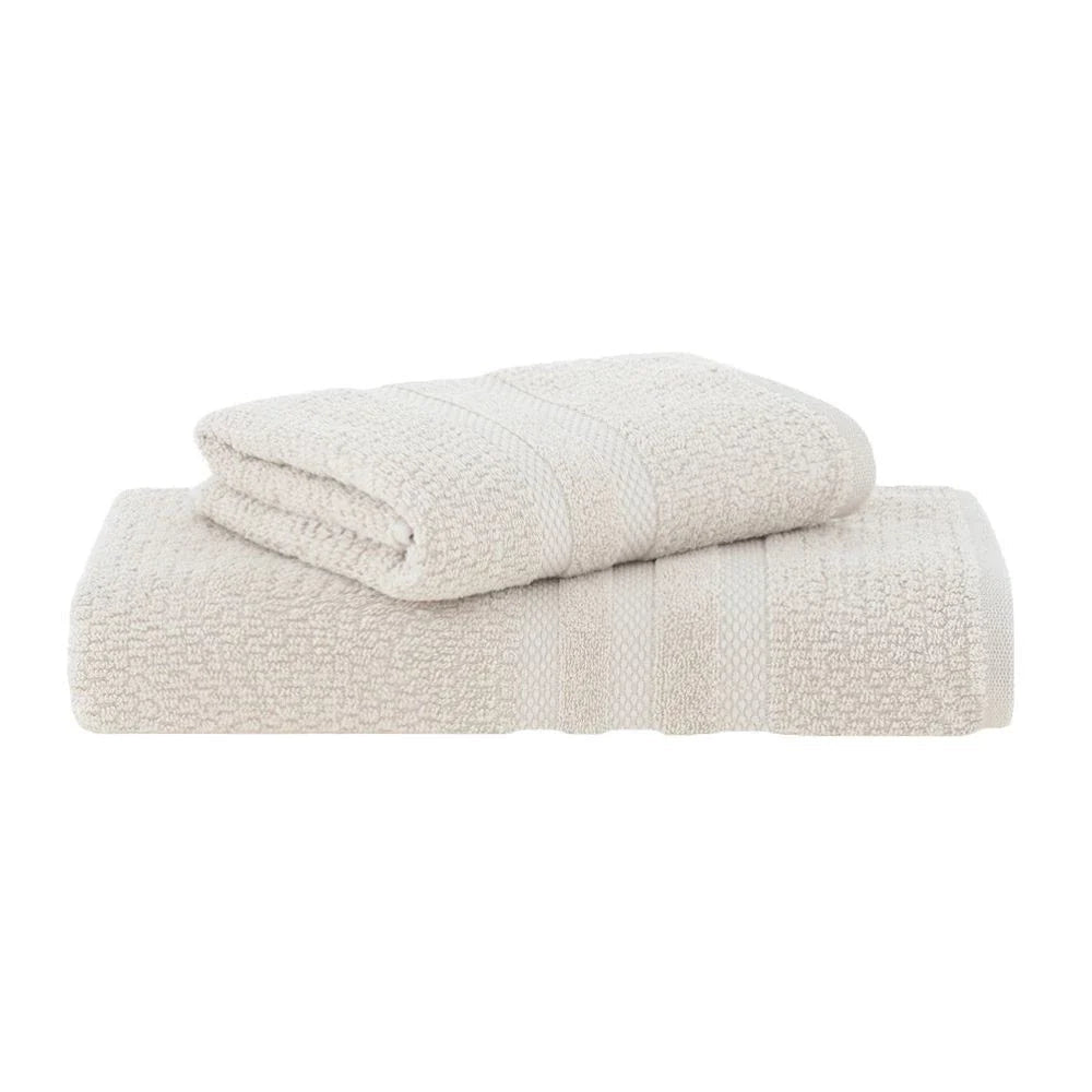 Jogo de Toalhas Liz Extra Soft 2 Peças | 550 g/m² - Lora Enxovais