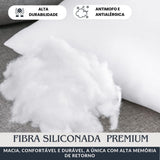 Kit 2 Travesseiro Extra Firme Hotel Collection Fibra Siliconada Premium - Lora Enxovais