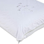 Kit 4 Capas de Travesseiro Nap Home Impermeável - Não faz ruído - 200 Fios 50x70cm Branco - Lora Enxovais