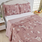 Kit Cobre Leito Bouti Noble Petals 3 Peças Dupla Face - Lora Enxovais