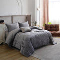 Kit Colcha Plush Slim Dupla Face Toque Flannel - Lora Enxovais