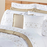 Kit Edredom De Luxo 11 Peças Damasco Cama Casal Queen King Percal 200 Fios - Lora Enxovais