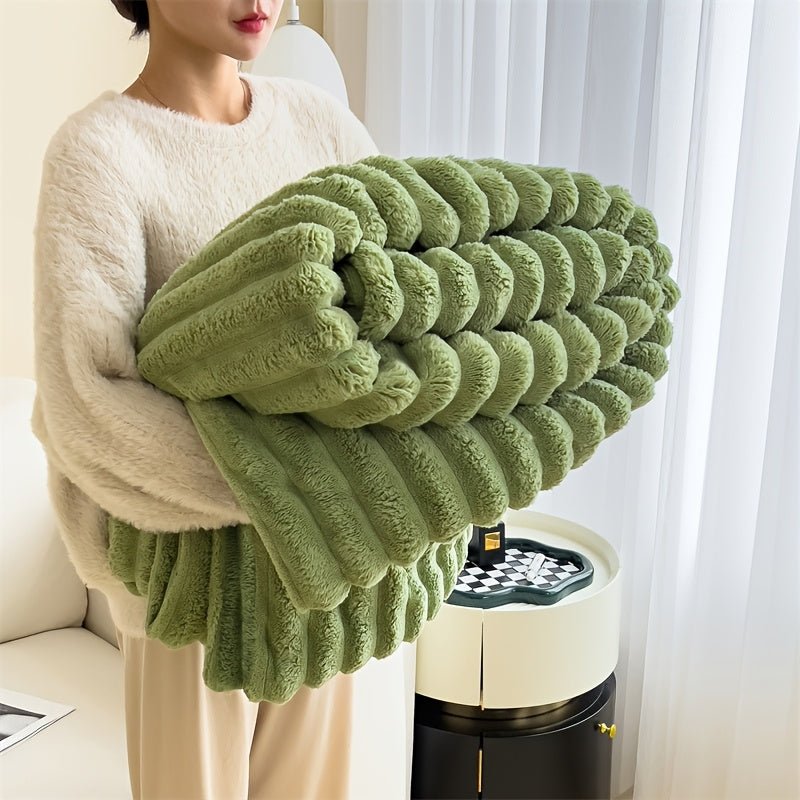 Manta Jacquard - Fleece Macio - Lora Enxovais
