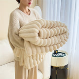 Manta Jacquard - Fleece Macio - Lora Enxovais