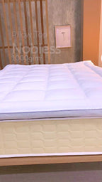 Pillow Top 6cm Toque de Plumas 1000g/m - Lora Enxovais