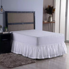 Saia Para Cama Box Casal/Queen Em Detalhe Ponto Palito - Lora Enxovais