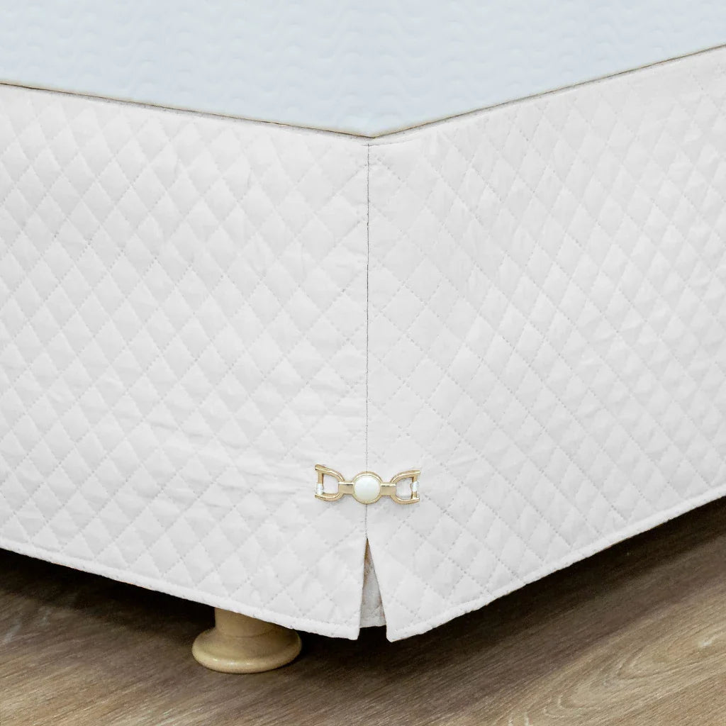 Saia para Cama Box Matelada com Pingente Várias Cores - Lora Enxovais