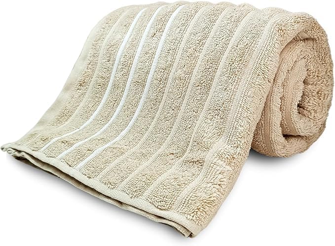 Toalha de Banho Wave em Jacquard 100% Algodão - 70cm x 1,40m - Alta Absorção, Macia e Volumosa, Pré-Lavada e Pré-Encolhida, Gramatura 450g/m², Acabamento de Luxo com Barrado Bordado (Azul) - Lora Enxovais