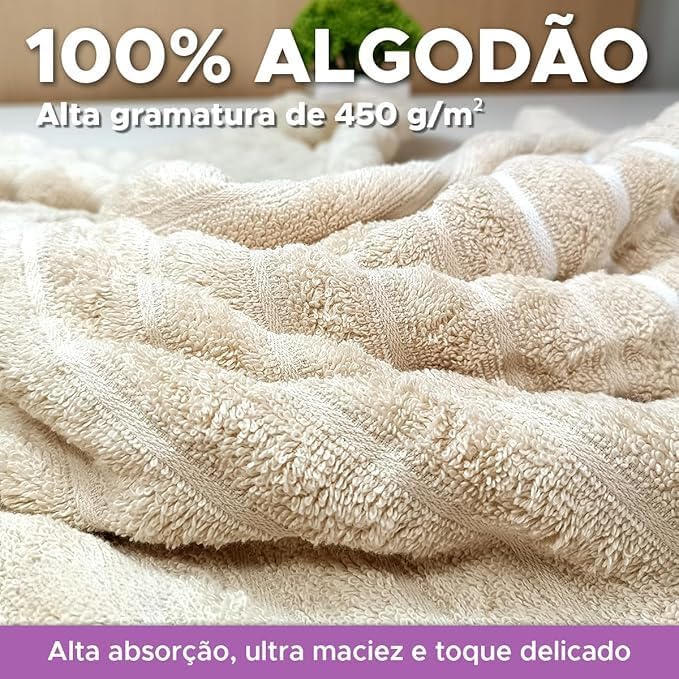 Toalha de Banho Wave em Jacquard 100% Algodão - 70cm x 1,40m - Alta Absorção, Macia e Volumosa, Pré-Lavada e Pré-Encolhida, Gramatura 450g/m², Acabamento de Luxo com Barrado Bordado (Azul) - Lora Enxovais