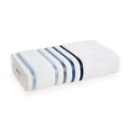 Toalha de Rosto Lumina Branco e Azul - Lora Enxovais